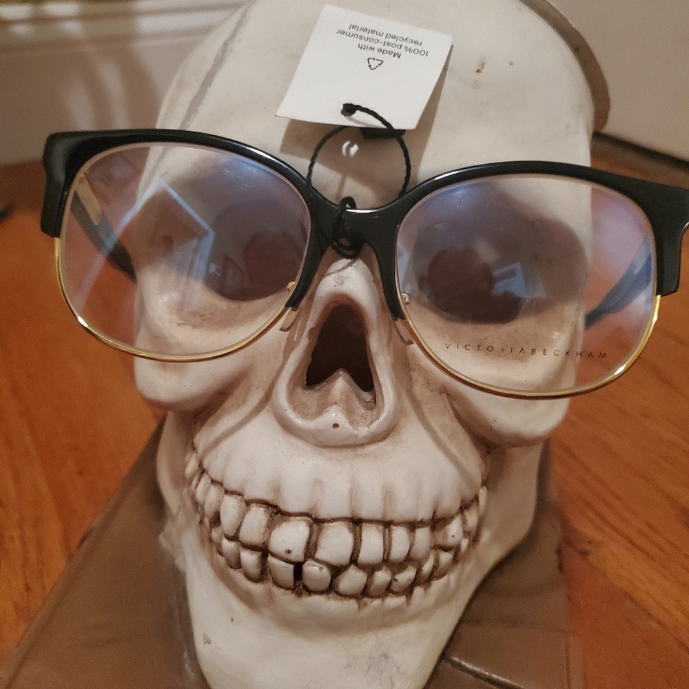VICTORIA BECKHAM VB 2017  Black/Gold 53-16-147 LADIES EYEGLASSES FRAMES